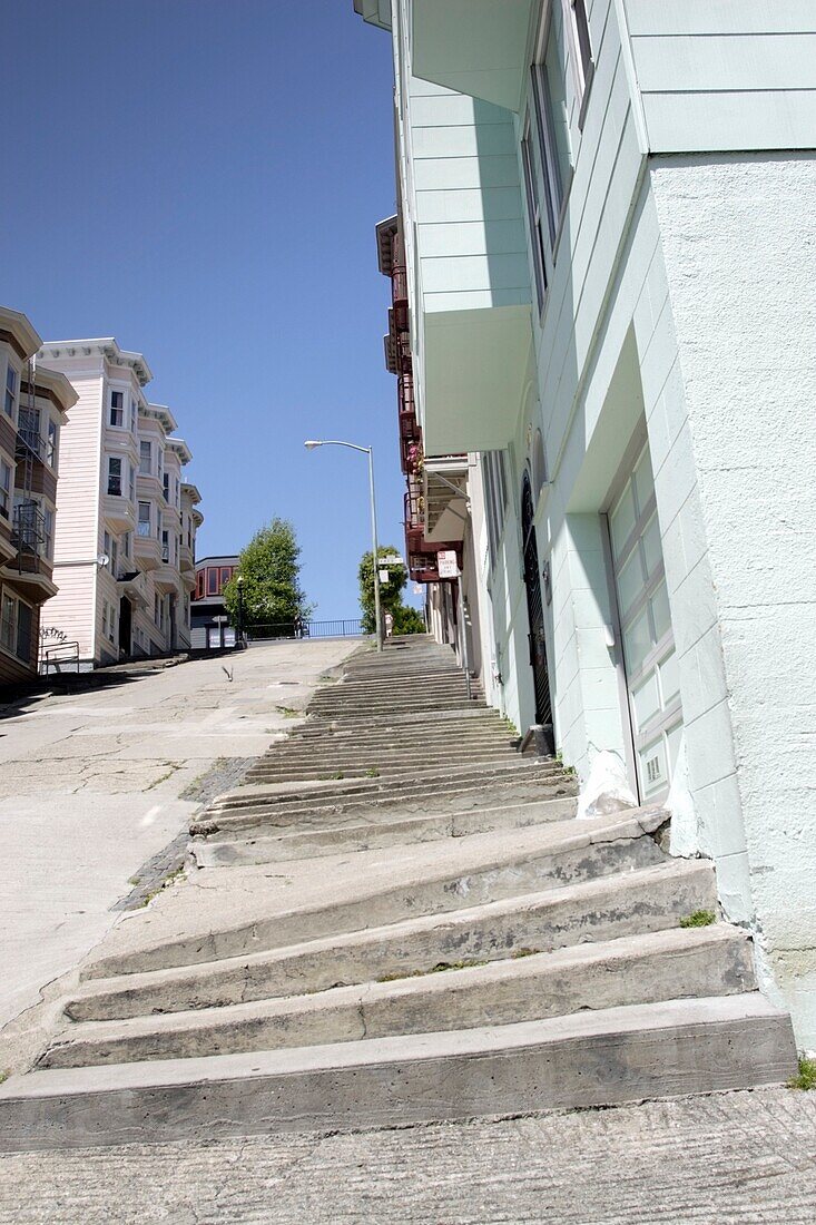 Steps On A City Street