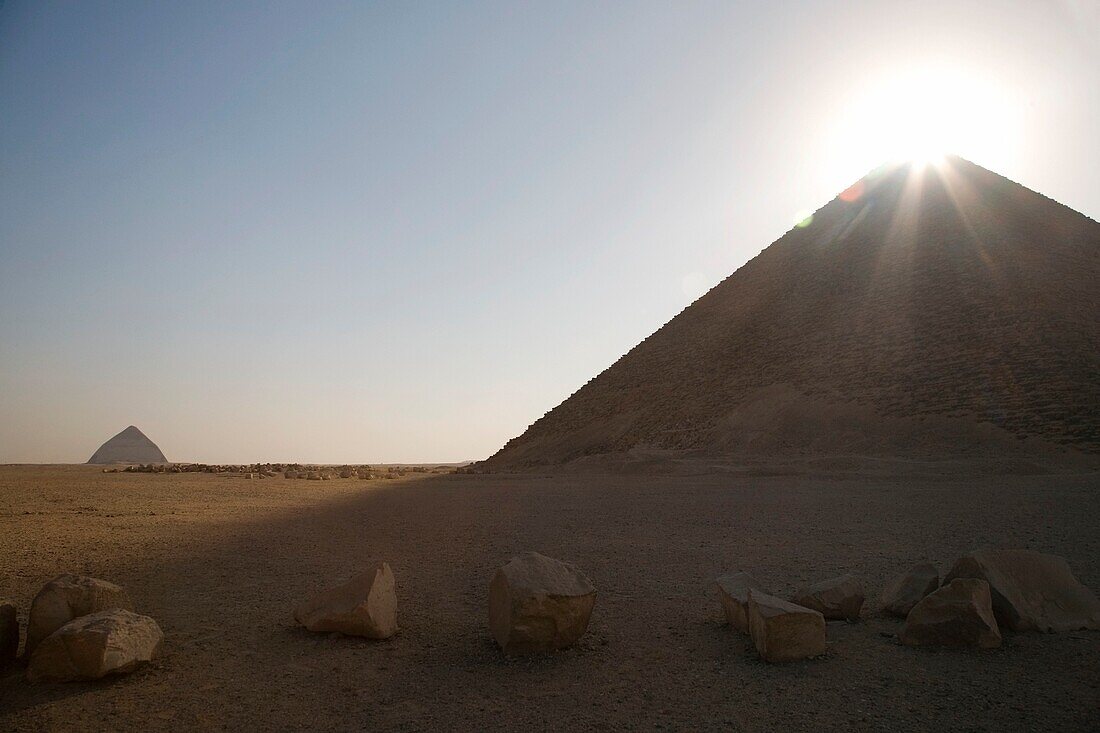 Pyramids In The Desert