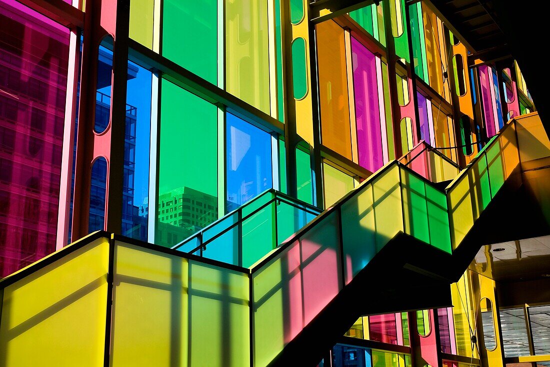 Staircase At The Palais Des CongrÃ¨s; Montreal,Quebec,Canada