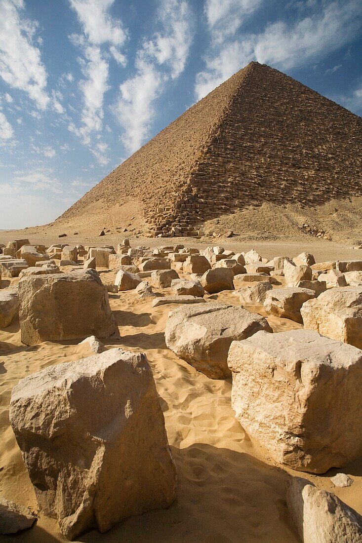 Pyramid In The Desert; Egypt,Africa