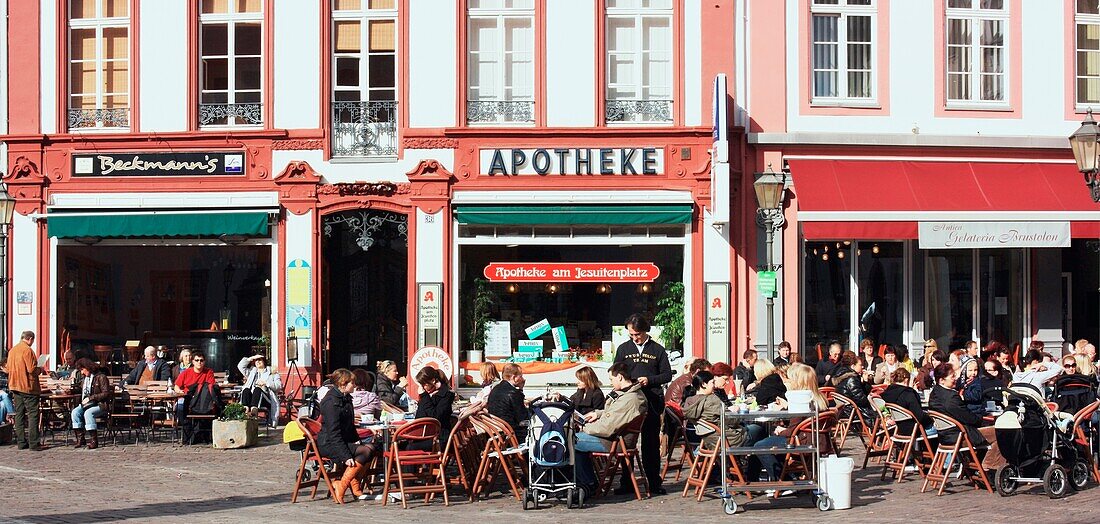 Outdoor Cafe, Koblenz, Rheinland-Pfalz, Germany