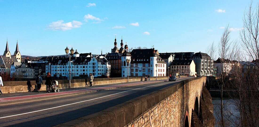 Balduin Bridge, Koblenz, Rheinland-Pfalz, Germany