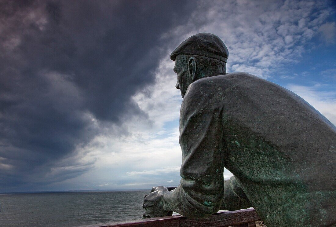 Waterfront Statue; Port William,Dumfries And Galloway, Scotland