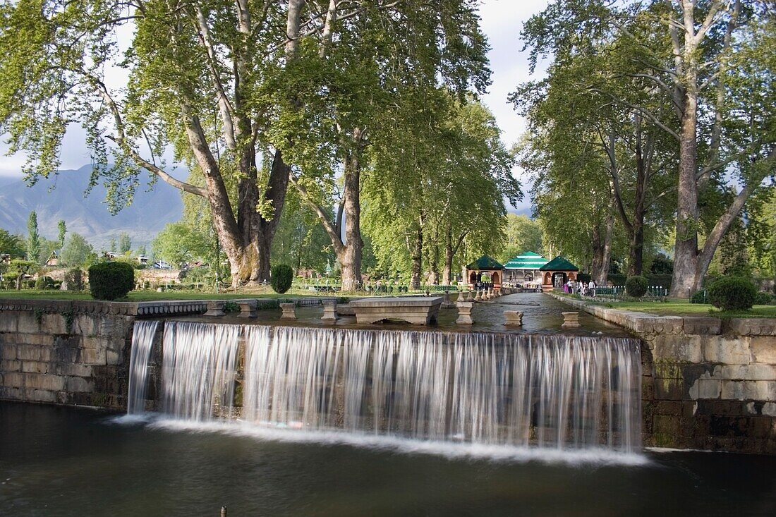 Waterfall In A Park; Srinagar, India