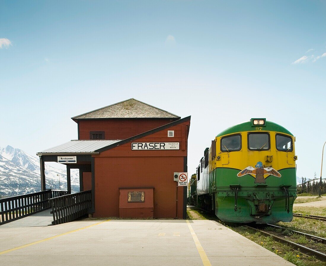 White Pass & Yukon Route Train Station, Fraser, British Columbia, Canada