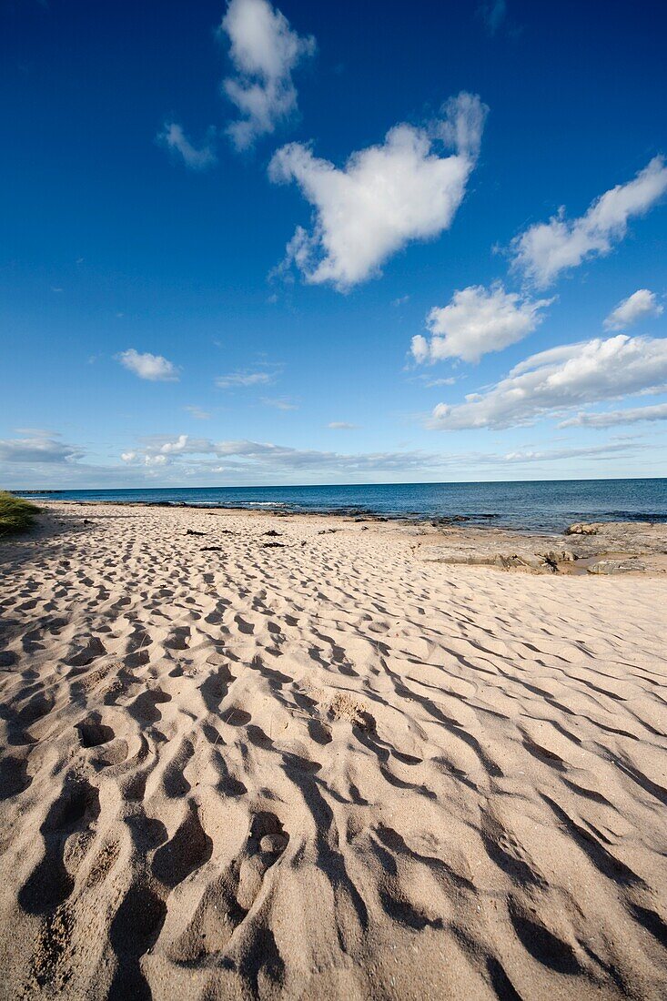 Strand in Bamborough, Northumberland, England