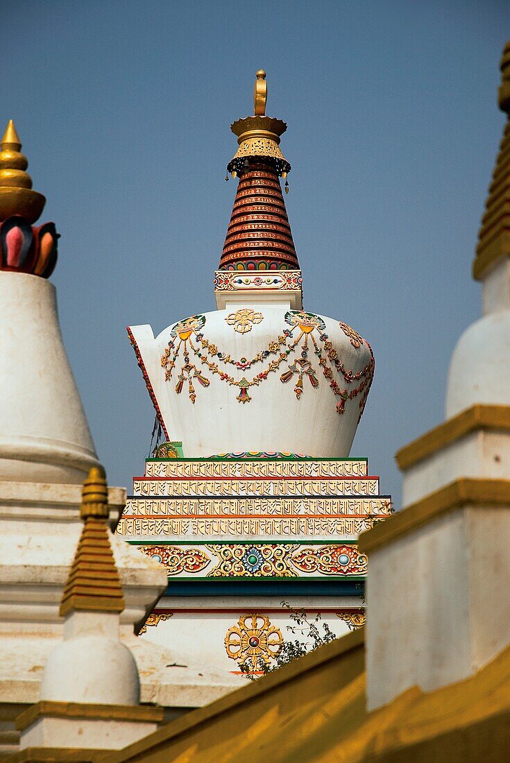 Die Stupa in Swayambhunath, Kathmandu, Nepal