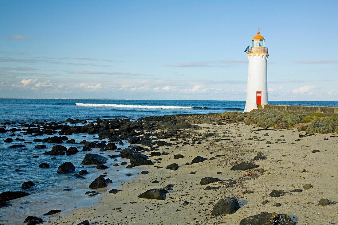Leuchtturm, Port Fairy Beach, Victoria, Australien