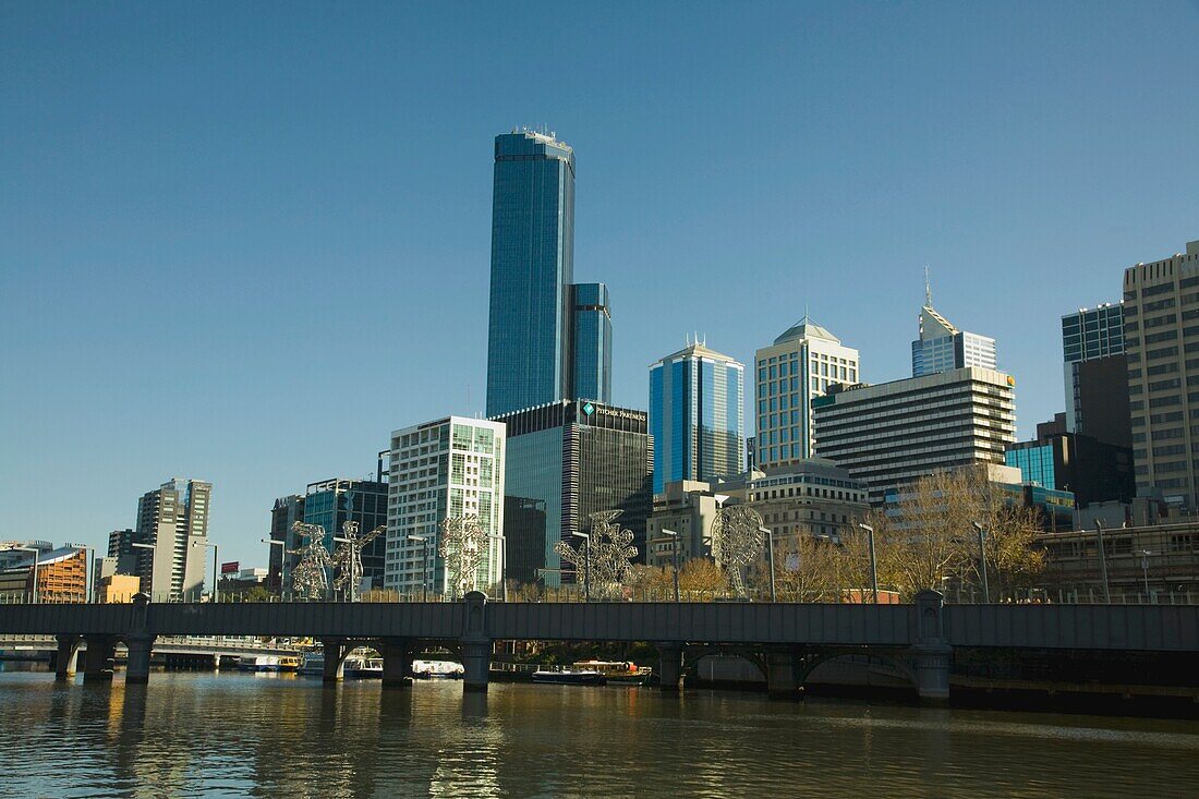 Stadtzentrum von Melbourne, Australien