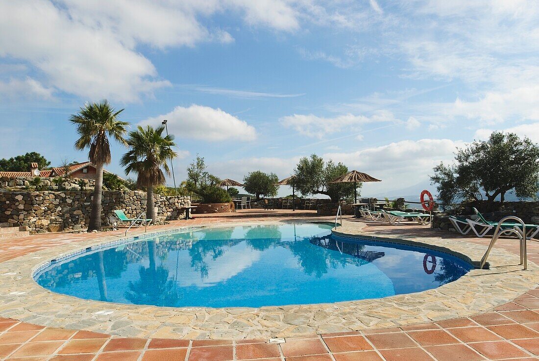 Swimming Pool, Malaga, Andalucia, Spain