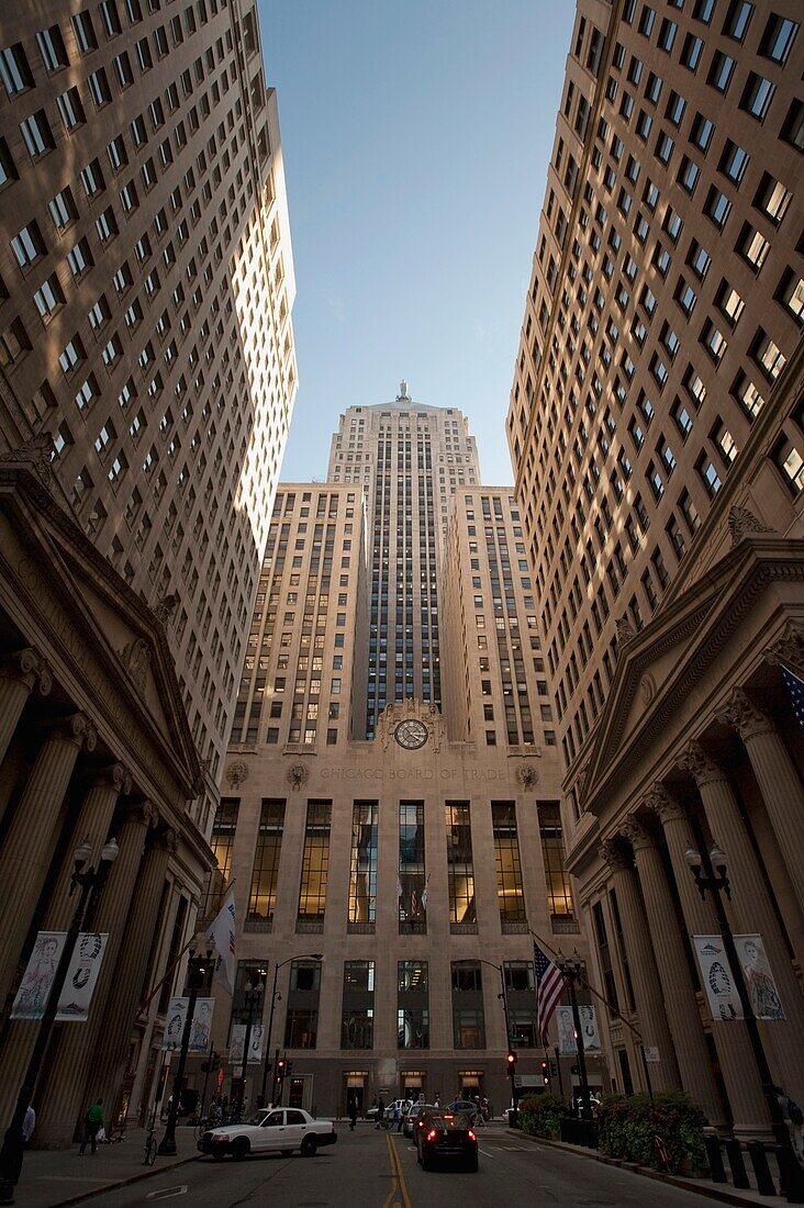 Art Deco Board Of Trade Gebäude; Chicago, Illinois, USA