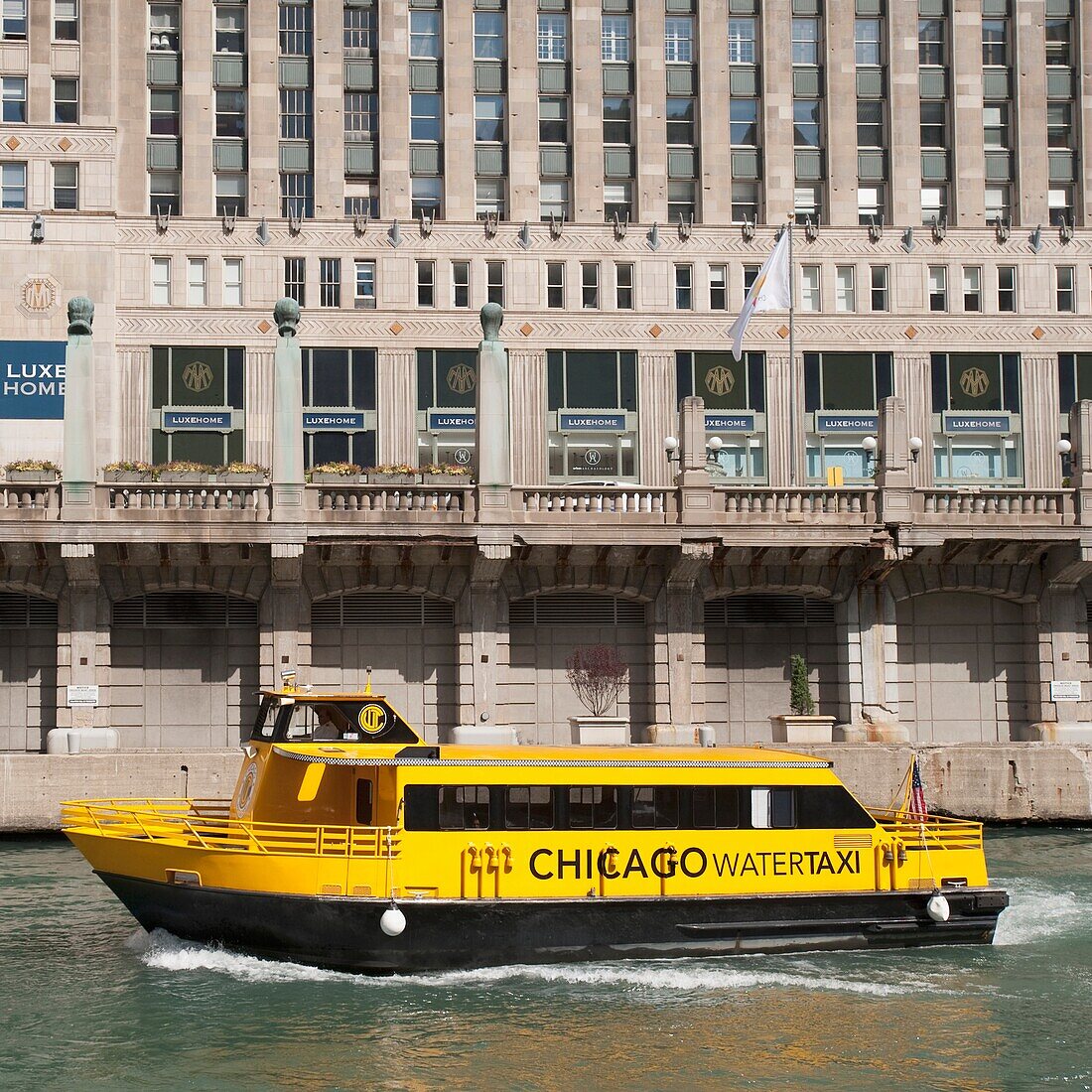Chicago Wassertaxi, Chicago, Illinois, USA