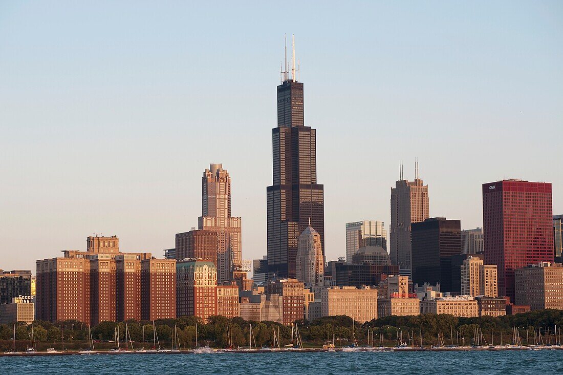 Skyline von Chicago, Illinois, Usa