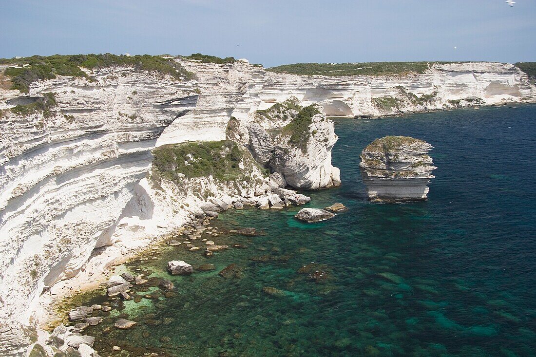 Cliffs At Bonifacio, Corsica, France