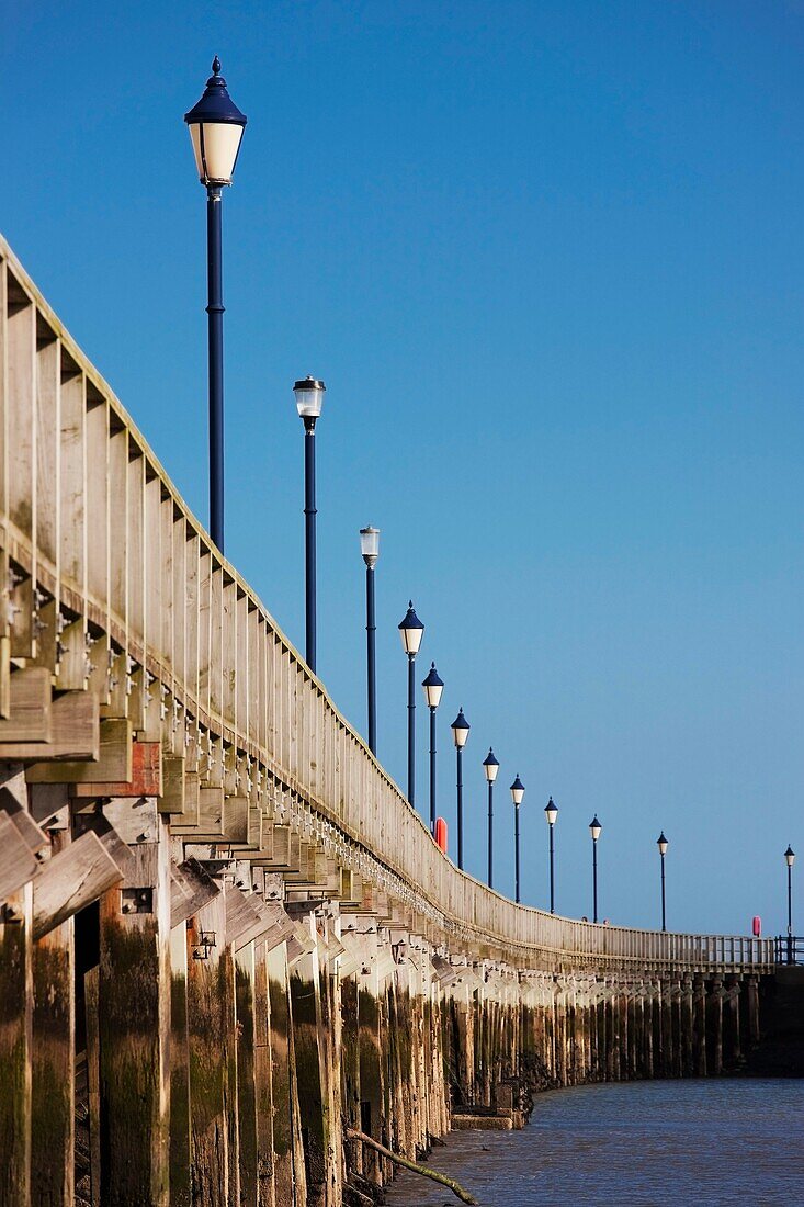 Lighted Pier; Northumberland, England