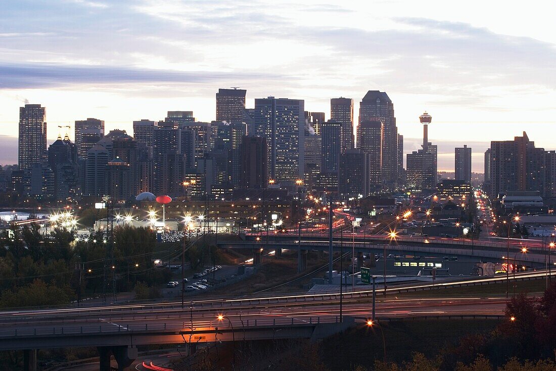 Calgary At Sunrise, Calgary, Alberta
