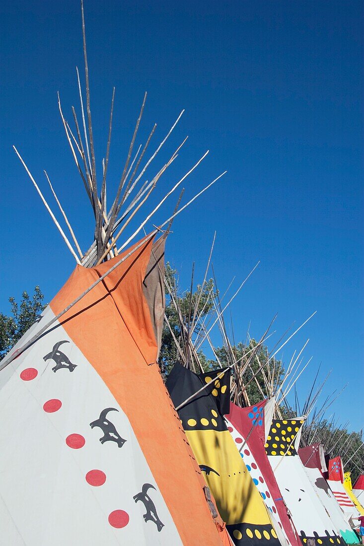 Teepees, Calgary, Alberta, Canada