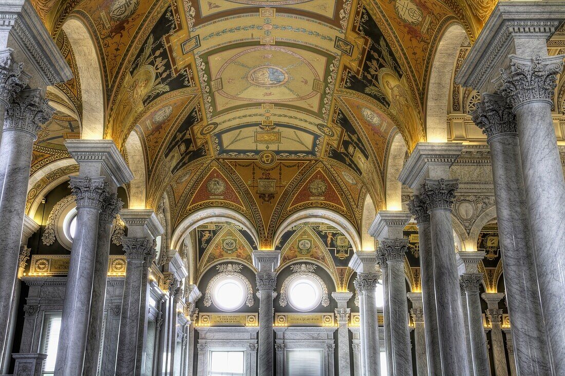 Library Of Congress; Washington Dc,Usa