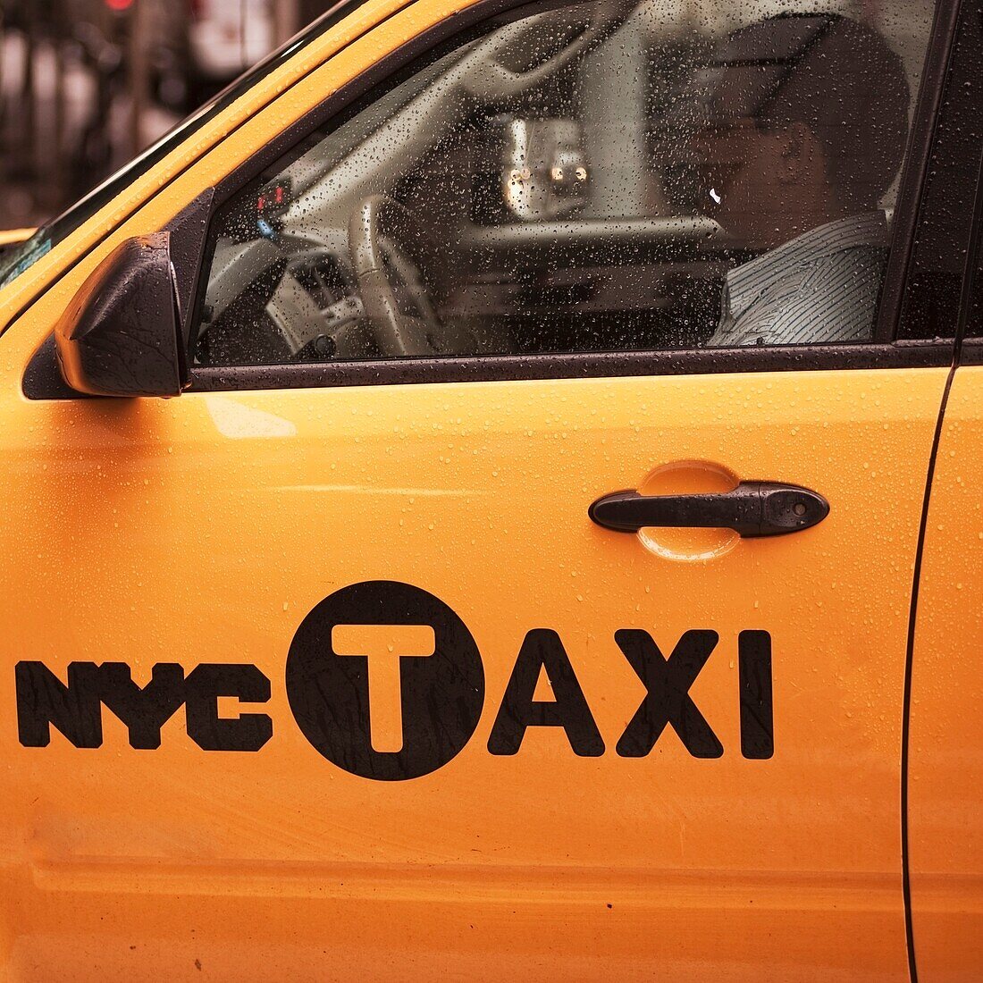 Taxi Driver, Manhattan, New York, Usa
