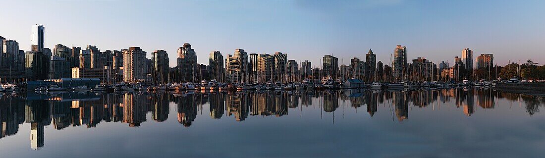 Vancouver City Skyline; Vancouver,British Columbia,Canada