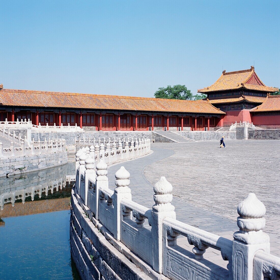 Golden Water Stream In The Taihe Gate Square Of The Forbidden City