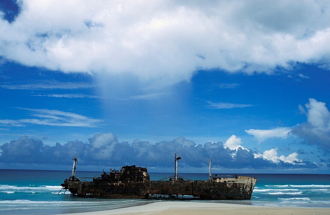 Schiffswrack auf der Insel Boavista