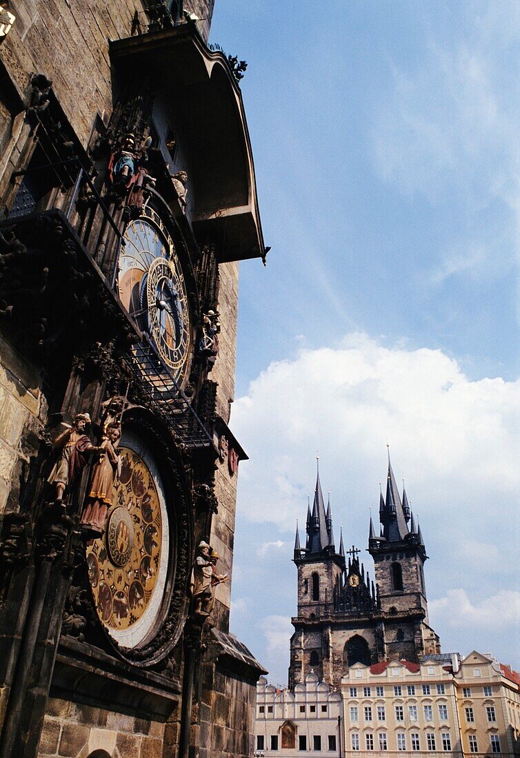 Tyn Church And Astronomical Clock