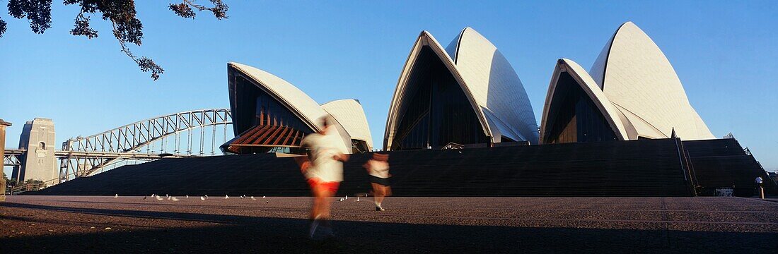 Jogger In Front Of Sydney Opera House, Sydney