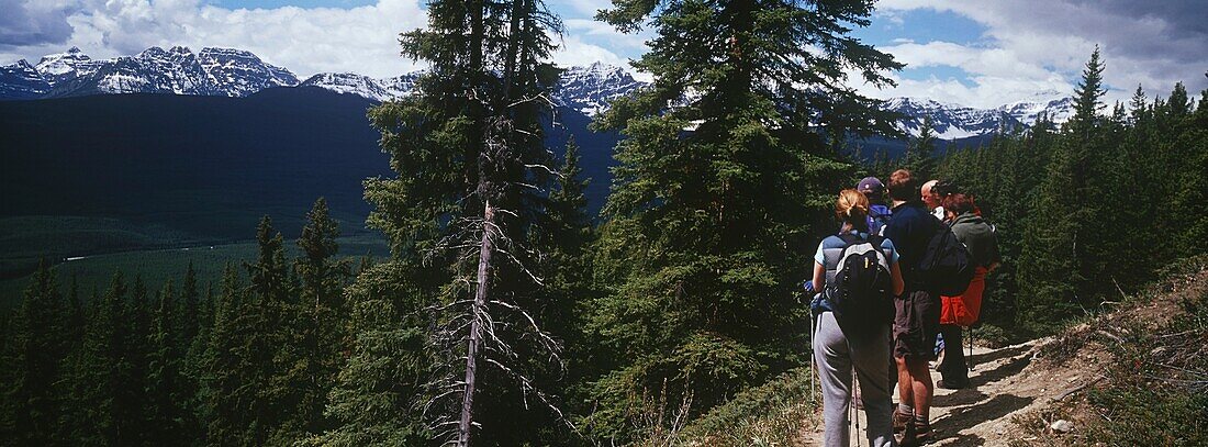 Wanderer im Larch Valley