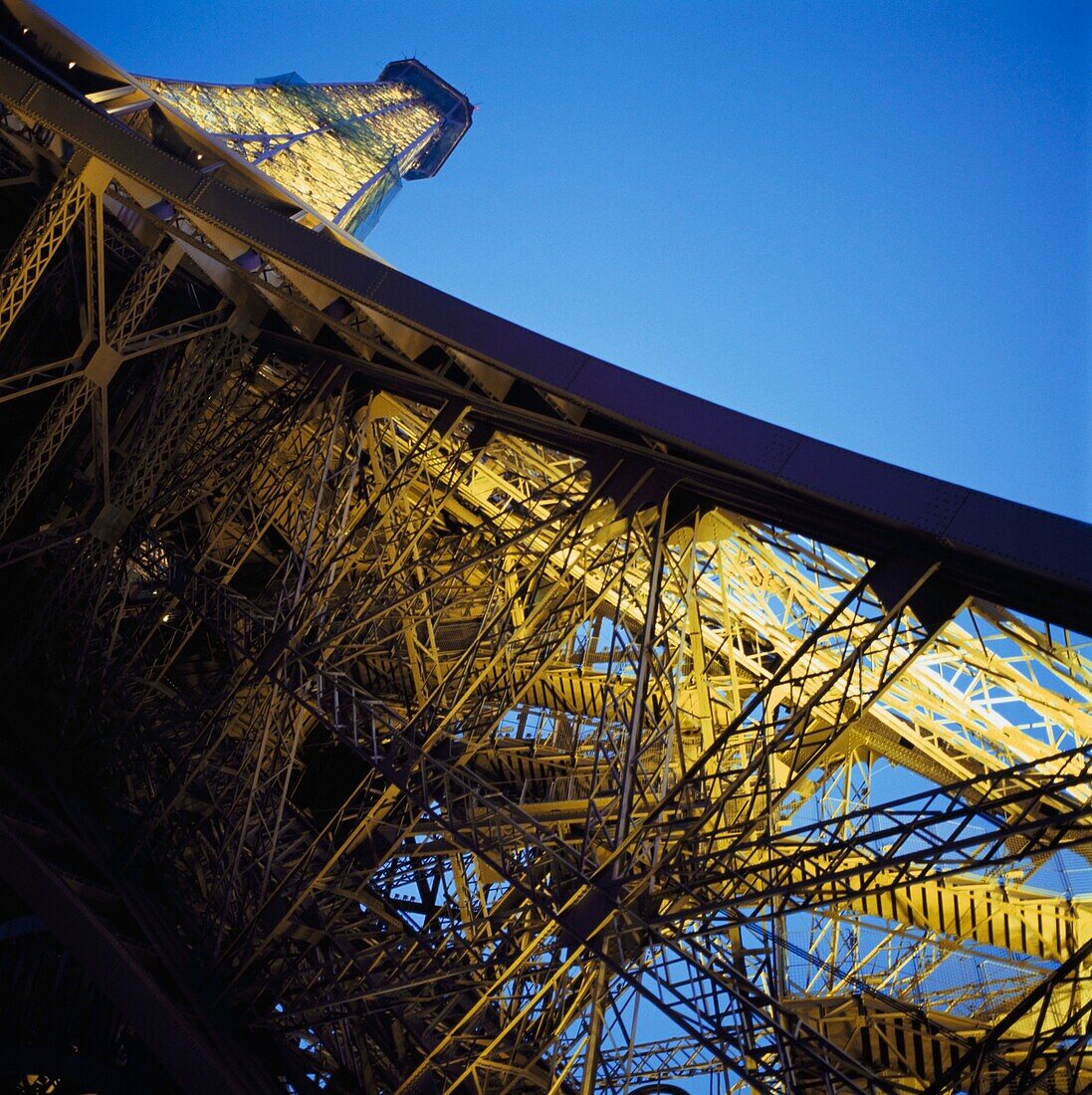 The Eiffel Tower At Dusk.