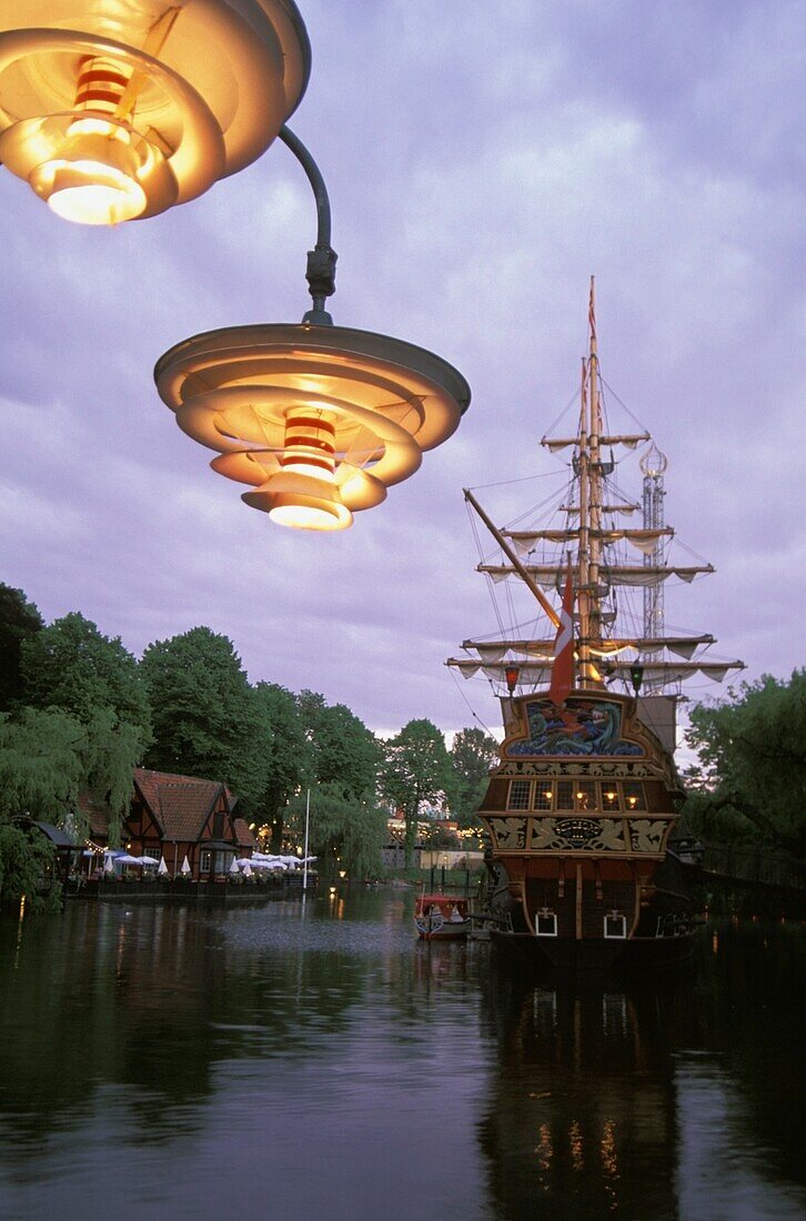 Boat At Tivoli Gardens