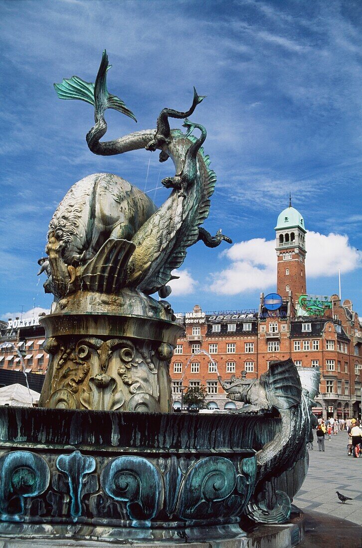 Springbrunnen am Rathaus