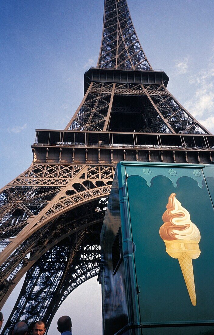 Eiffel Tower Ice Cream Stand