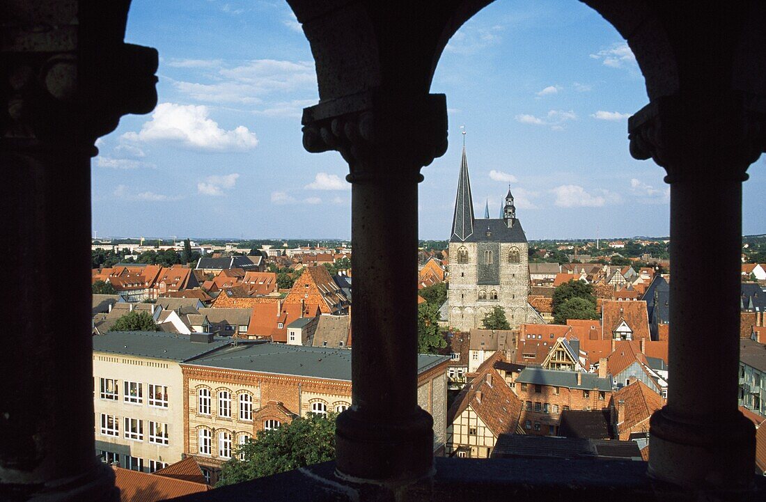 Blick vom Sternkierkerturm auf die Marktkirche