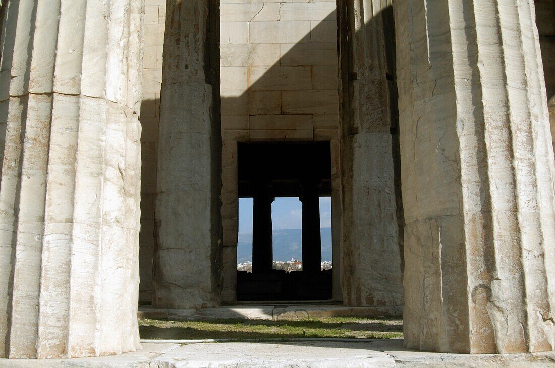 Säulen im Hephaistos-Tempel