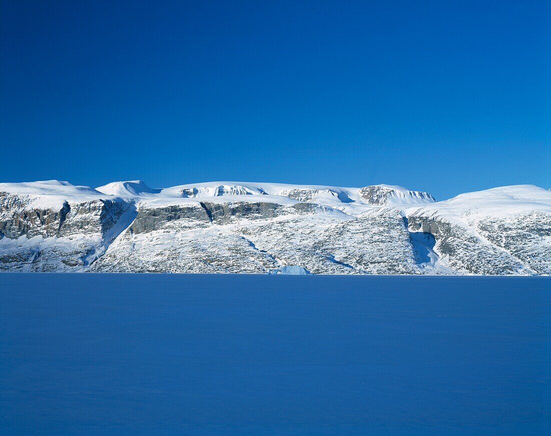 Ice And Snow Covered Landscape