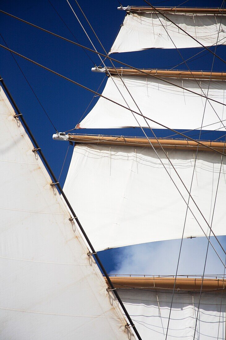 Sails And Blue Sky, Close Up