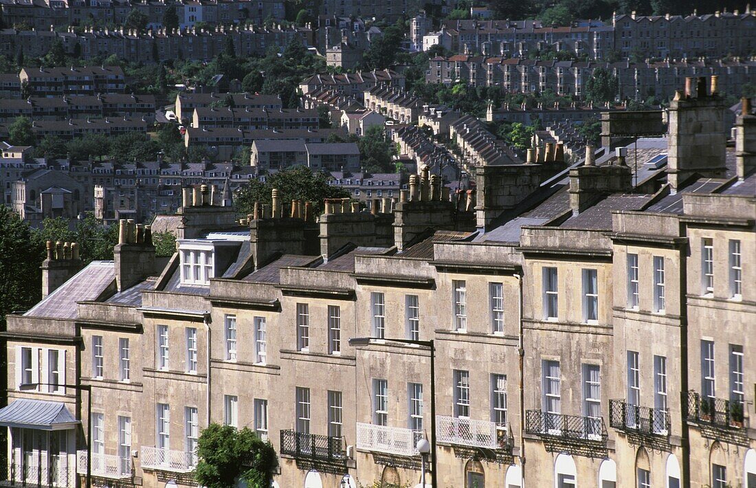 Stepped Terraced Houses