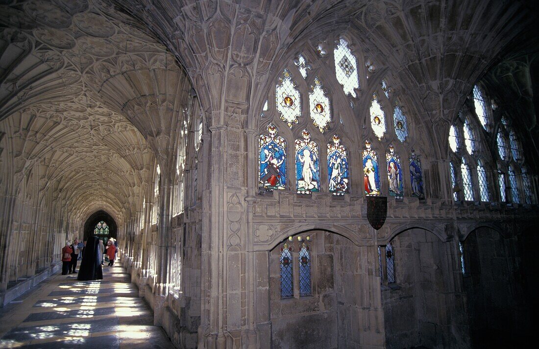 Cloisters At Gloucester Cathedral