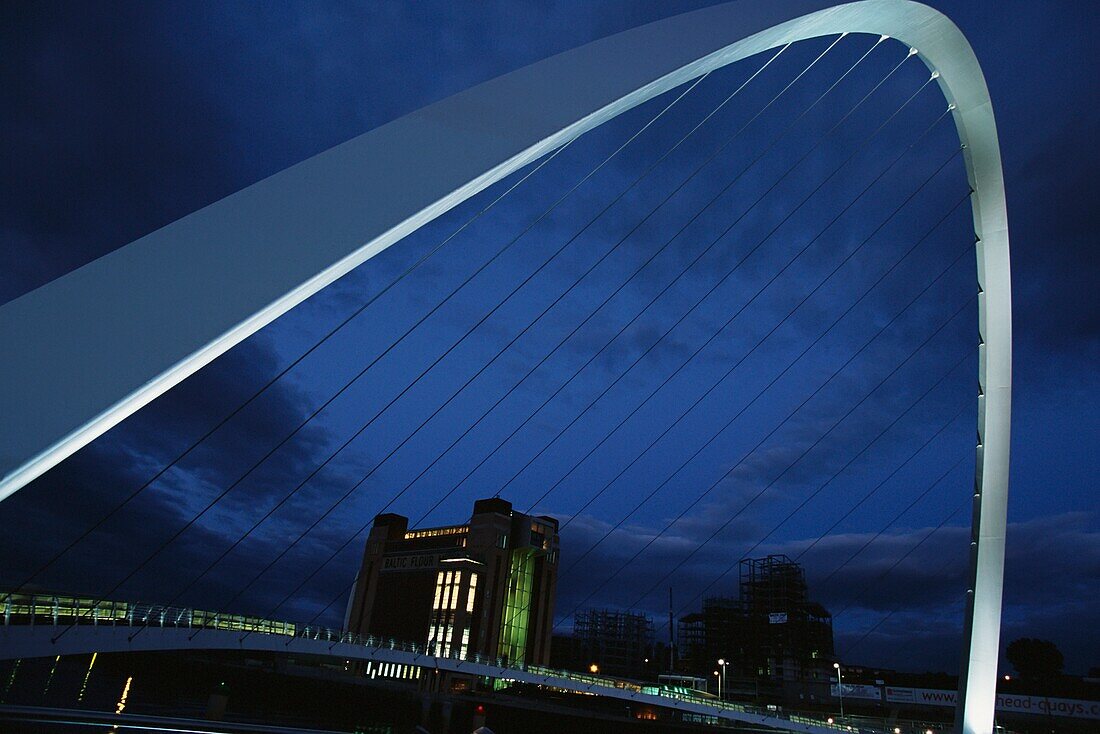 Winking Eye Bridge At Night