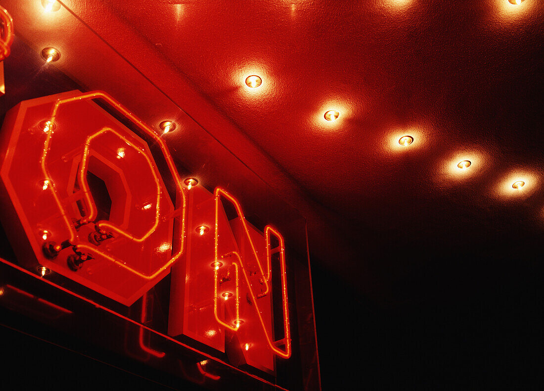 Red Neon Light Sign