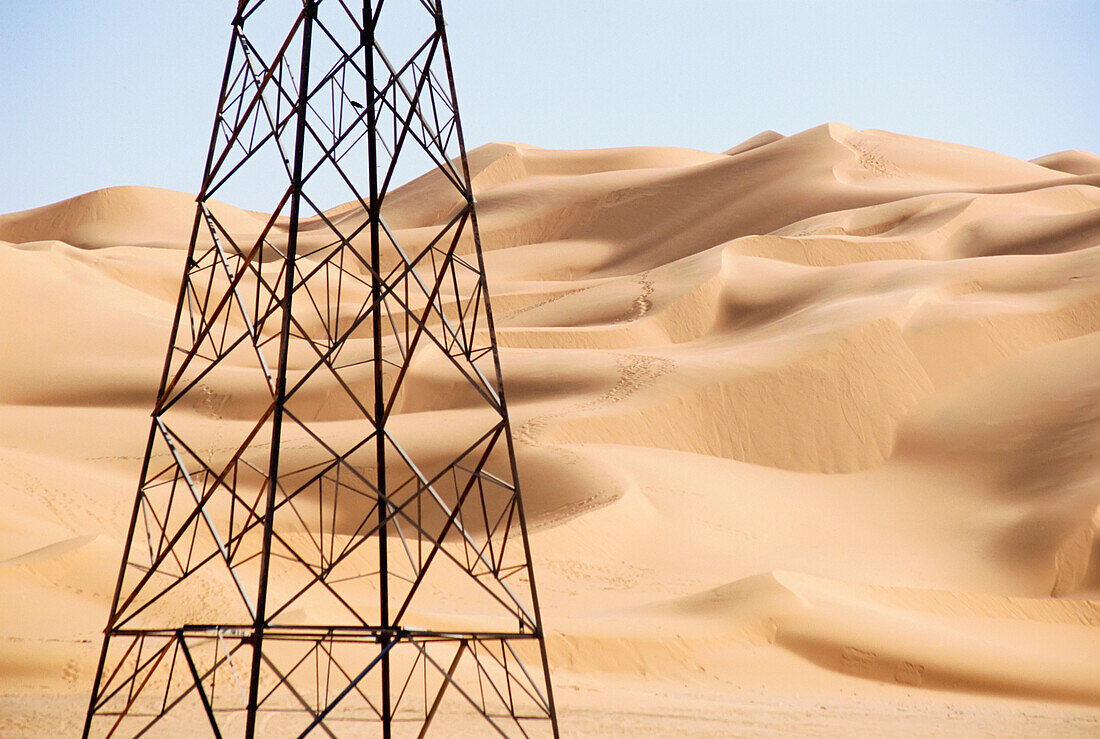 Electricity Pylon, Ubari Sand Sea