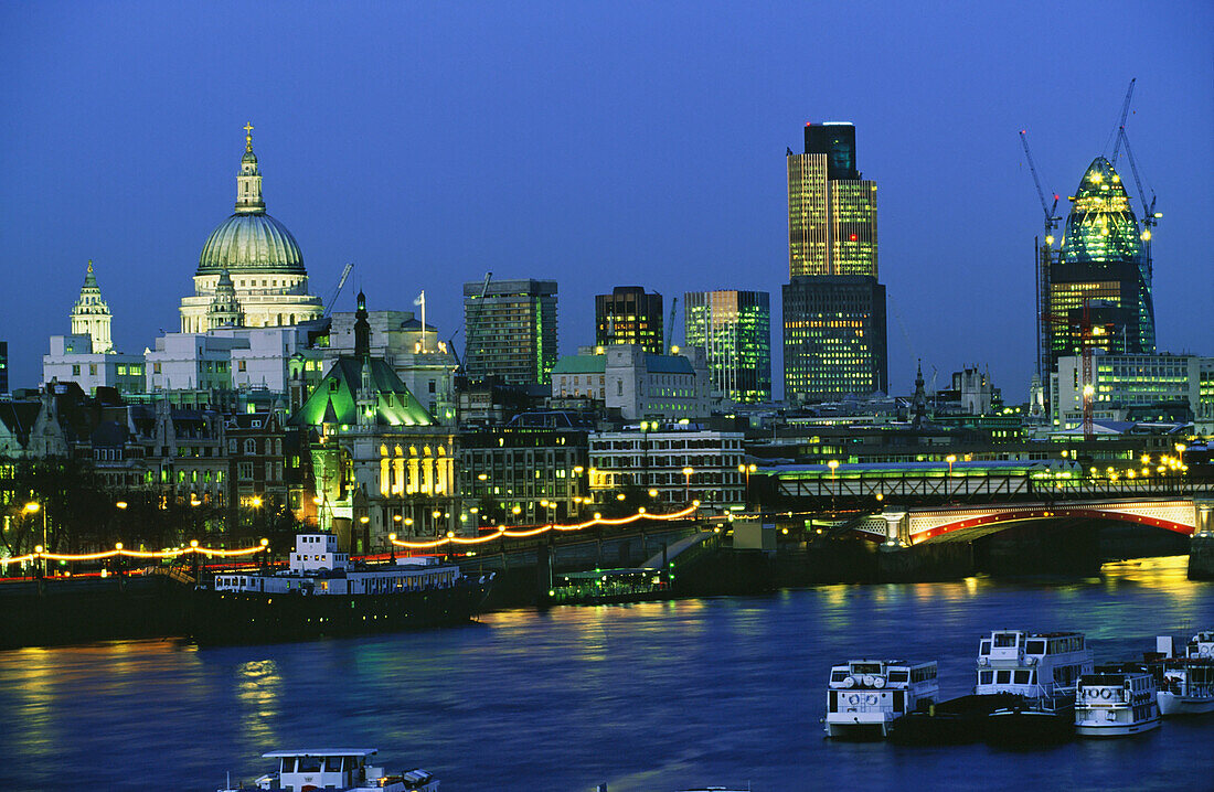 St Paul's Cathedral And Skyline, London