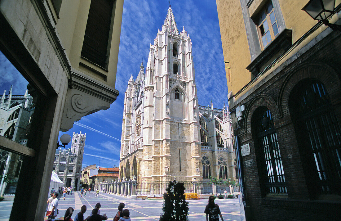 Leon's White Gothic Cathedral