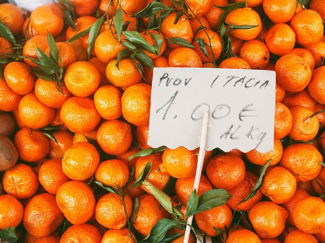 Tangerines For Sale In Market