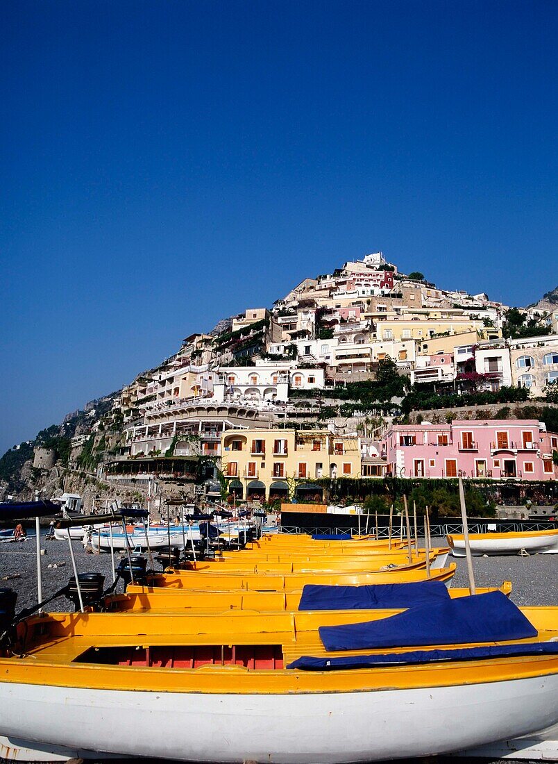 Boats On Beach, Positano