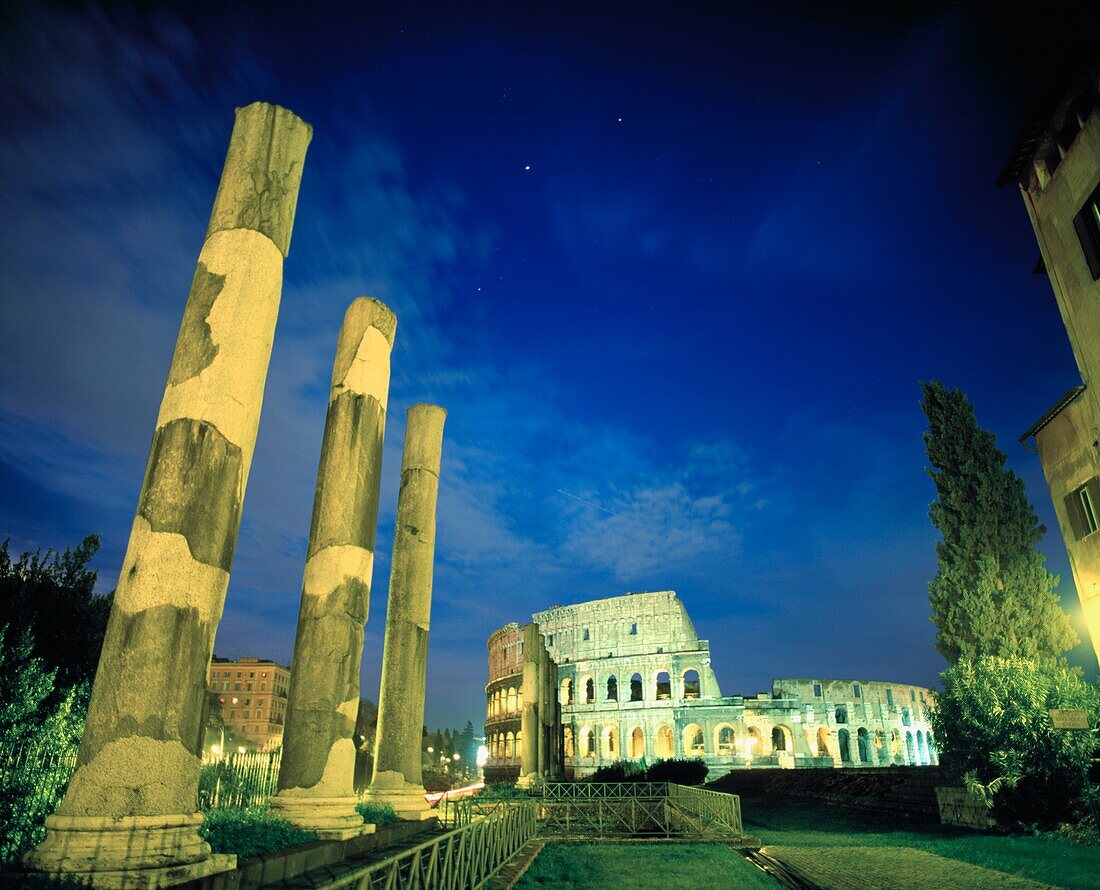 Coliseum At Night