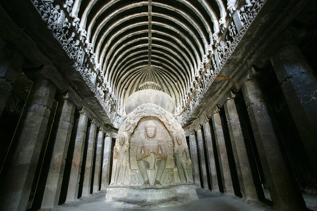 Carpenters Cave At Ellora Temples