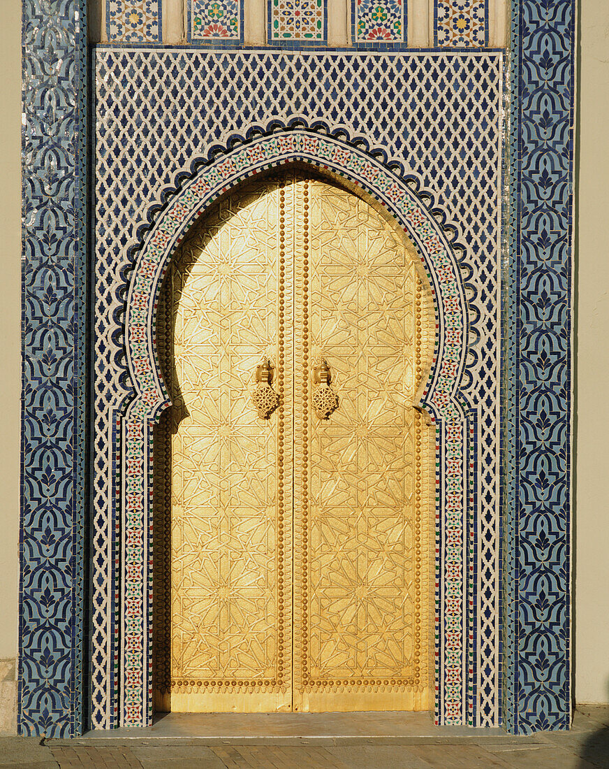 Goldene Türen des Königspalastes, Dar-El-Makhzen