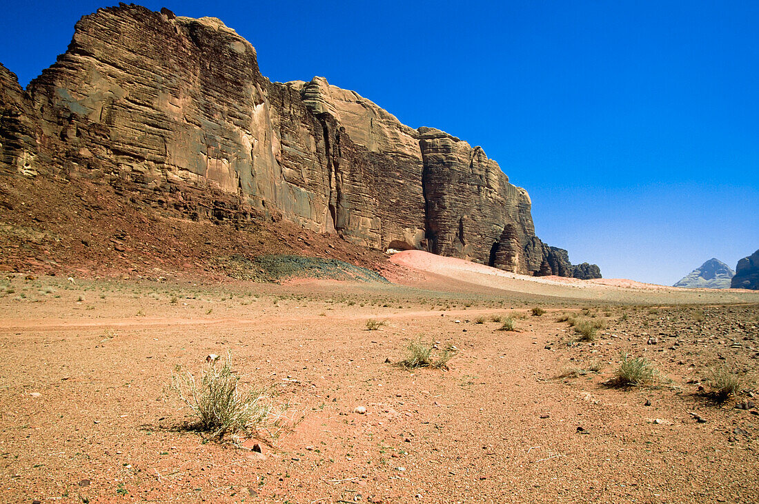 Jordon, Wadi Rum, Barren Landscape